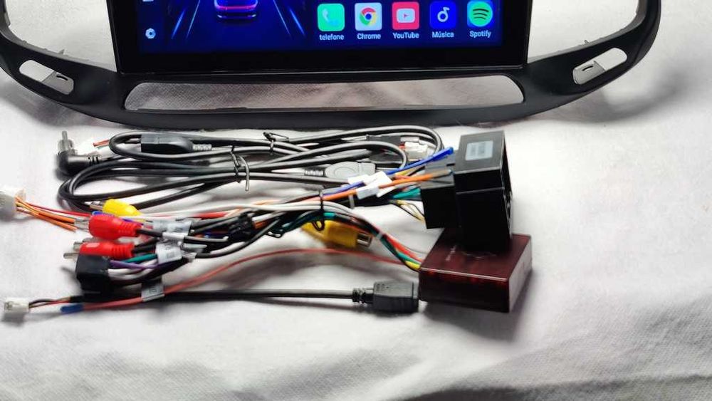 Rádio 2 DIN Android Fiat Doblo Carplay Wifi GPS BLUETOOTH + câmara