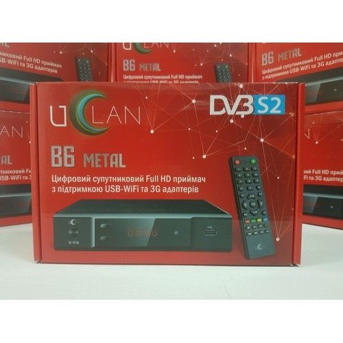 Спутниковый Mpeg4 ресивер тюнер приставка Uclan B6 Metal U2C Full HD