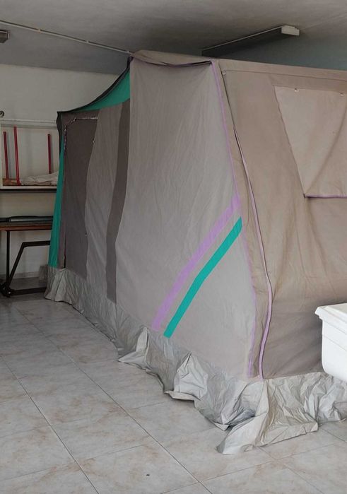 Revoque tenda amulgado