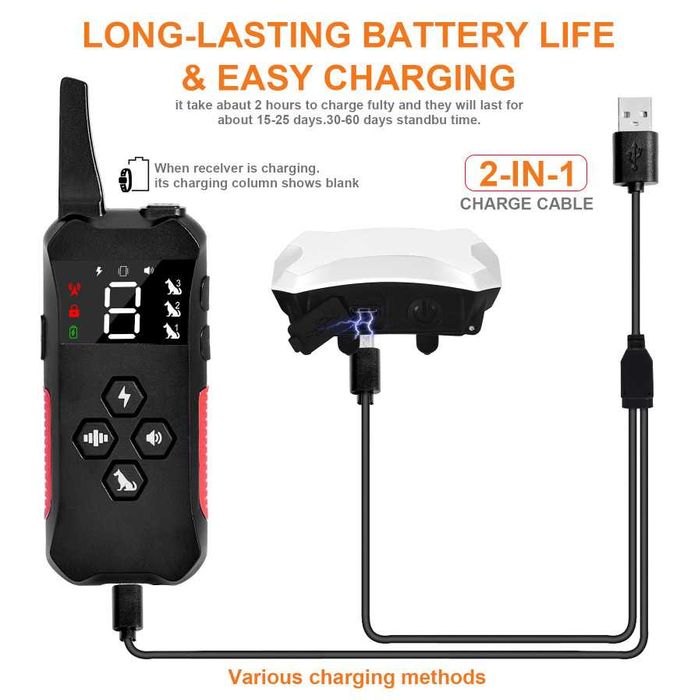 Электронный ошейник RT990 , RT666 нашийник для собак Электроошейник