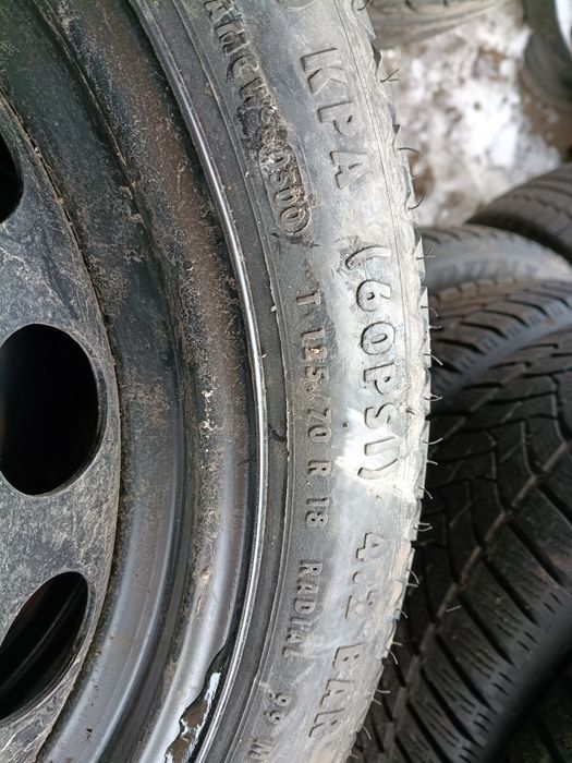 125.70.18 koło dojazdowe dojazdowka zapasowka 5x112 audi volkswagen