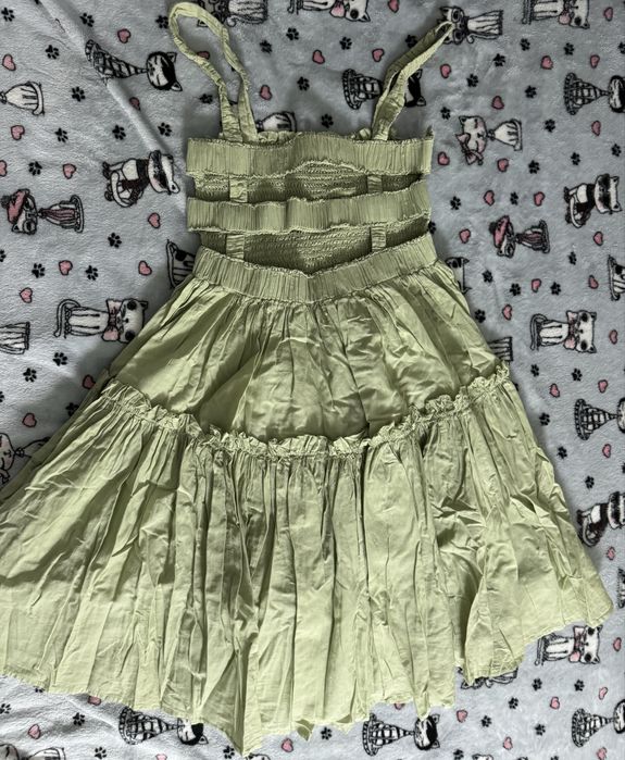 Сарафан жіночий зеленого кольору