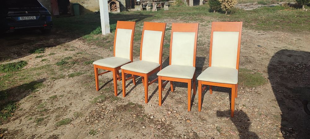Conjunto de 4 cadeiras de mesa de jantar