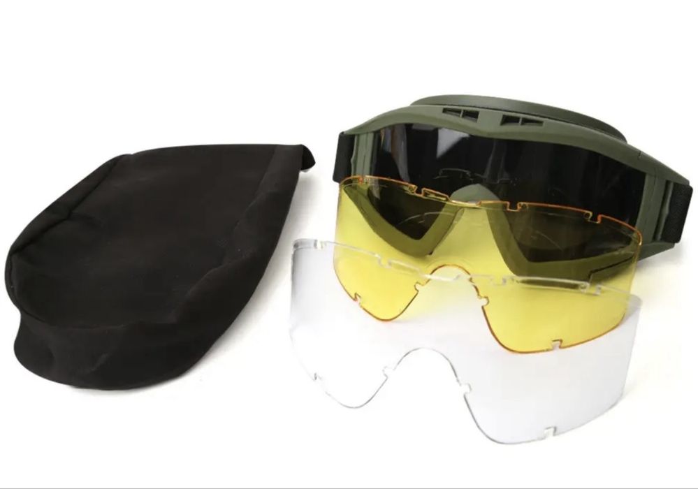 Тактичні окуляри з 3 лінзами