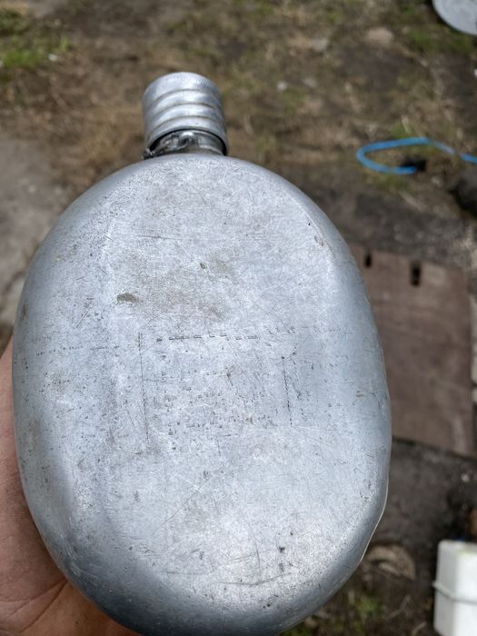 Армейская военная алюминиевая фляга 1964