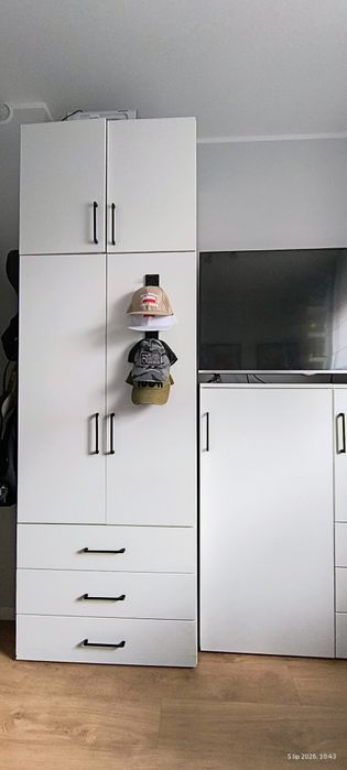 Sprzedam meble IKEA PLASTA, półki LACK Gratis