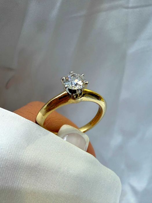 Pierścionek Tiffany & Co. z diamentem naturalnym 0.51 CT