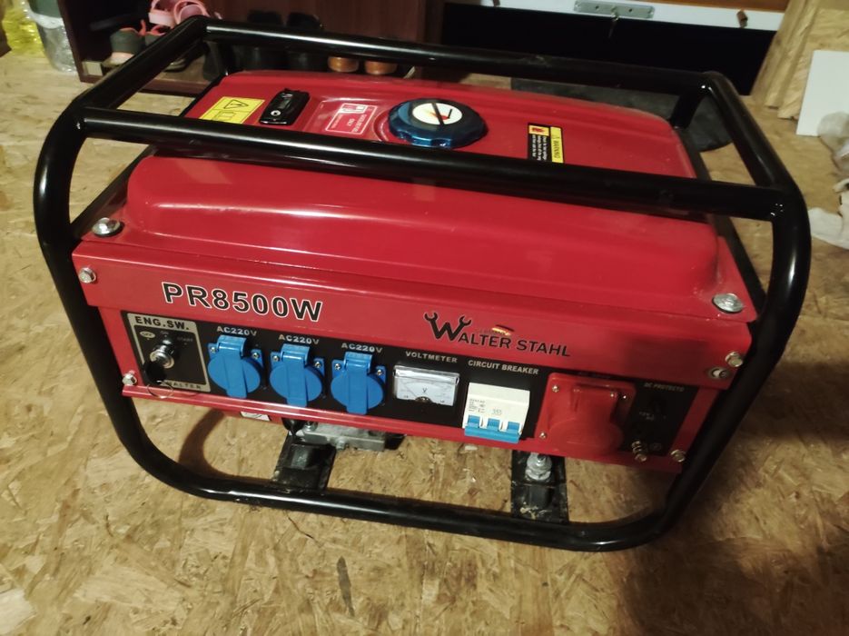 Новорічна знижка. Продам трифазний бензиновий генератор Walter Stahl 3
