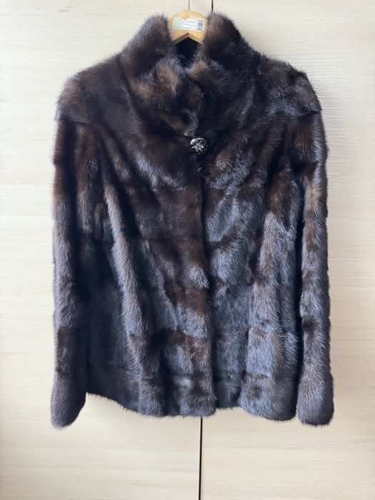 Натуральна норкова шуба, стан ідеальний