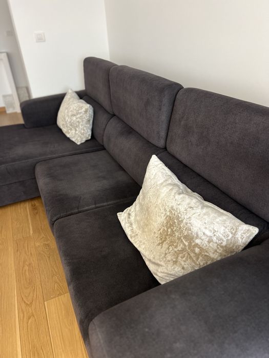 Sofá Premium em L (Chaise Longue) – 3 Metros | Excelente Estado