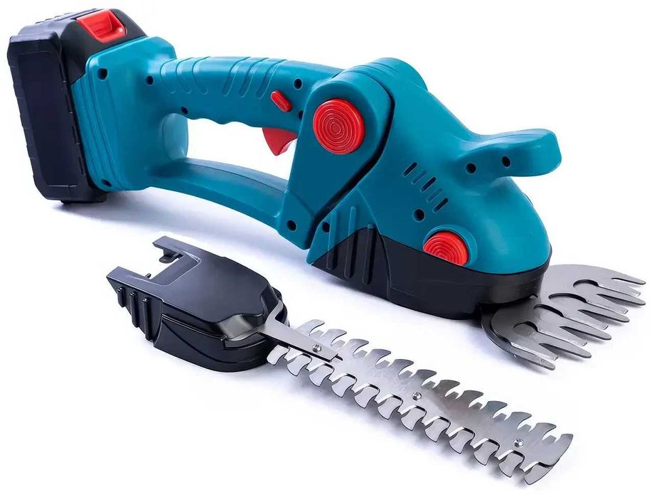 Кусторез, ножницы для ухода за садом с 2 АКБ 48В и 2 насадками в кейсе