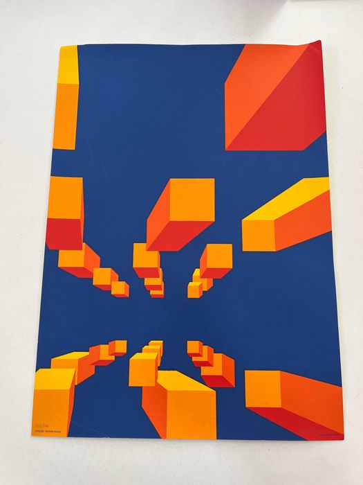 Serigrafia de Eduardo Nery 1971 Assinada e numerada