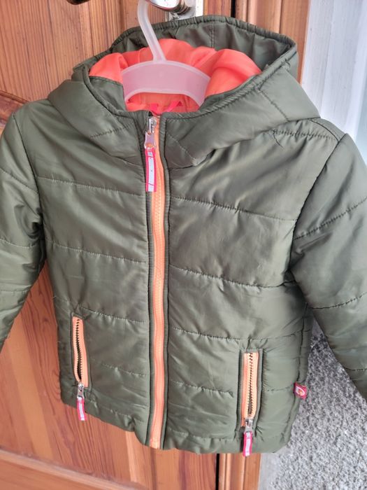 Куртка малинова та хакі, р. 104-110