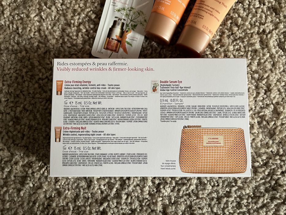 Clarins Extra Firming zestaw kosmetyków z kosmetyczką