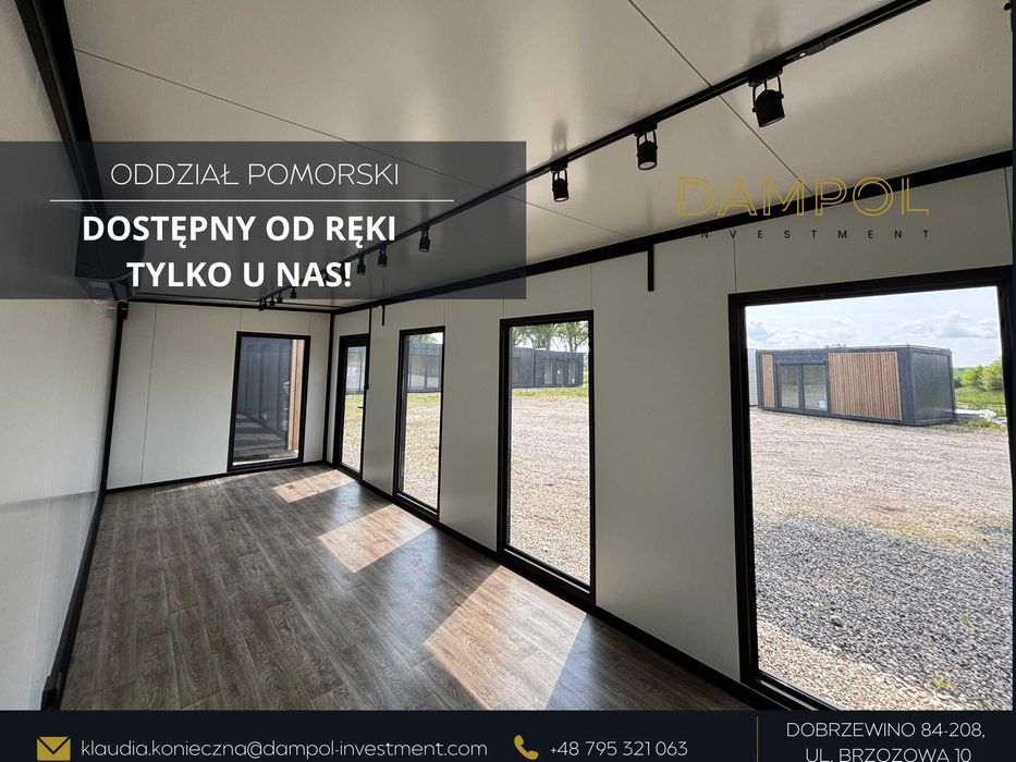 pawilon biurowy 9x3/ domek letniskowy, całoroczny 27m2/ handlowy