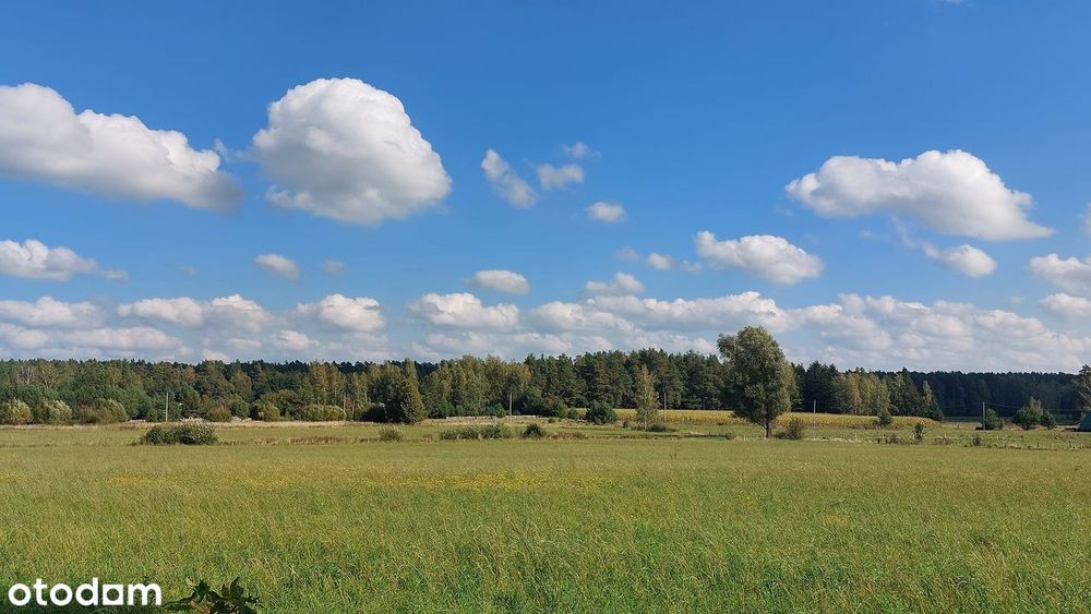 Działka budowlana 4015 m², blisko jeziora