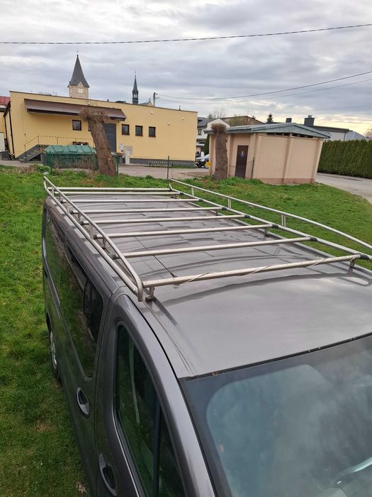 Bagażnik/kosz dachowy Renault Trafic L2H1 2015- [Stal Nierdzewna]