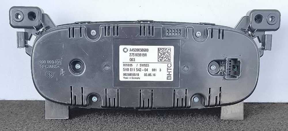Comando Chauffage / Sofagem A4539050600 - SMART FORFOUR Hatchback