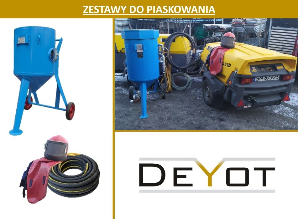WYNAJEM Zestawy do piaskowania | Piaskarka | Piaskowanie Wypożyczalnia