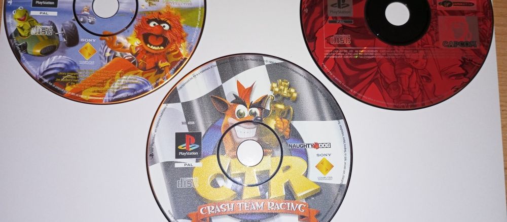 PlayStation 1 Gry Crash Street Fighter Muppet
