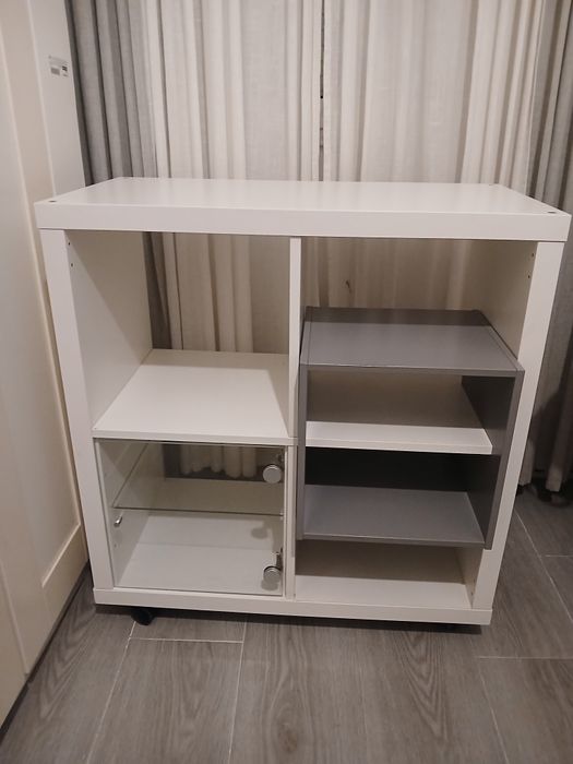 Cubo de vidro para estante kallax do ikea