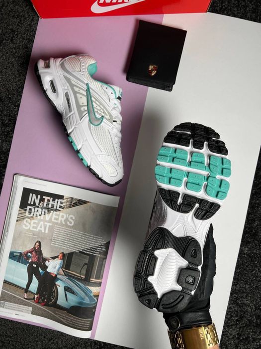 Женские кроссовки найк Nike Air Max Moto 2K White Mint Grey [37-41]
