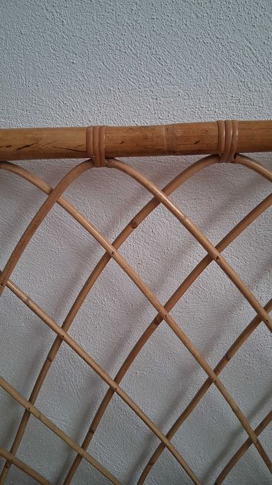 Berço de bambu com colchão