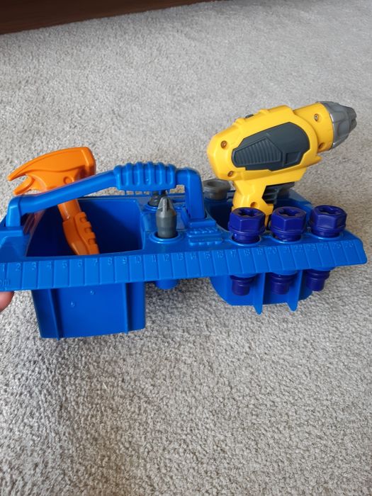 Wkrętarka  wierkarka  skrzynka  narzędzia Fisher Price