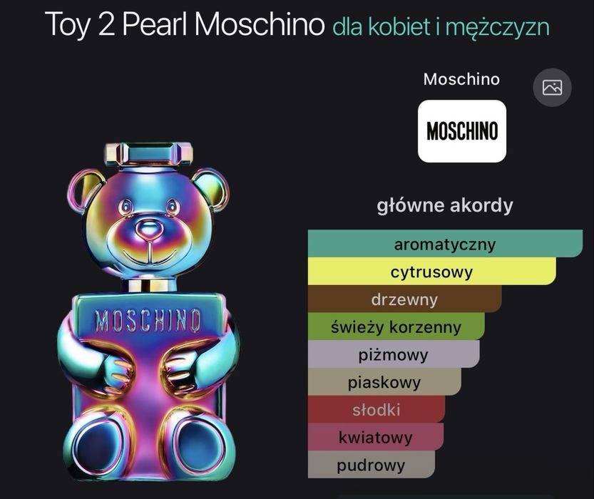 Moschino toy 2 pearl woda perfumowana 100ml