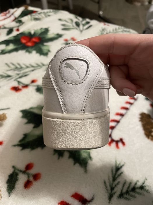 Білі кеди, білі кросовки Puma Vikky Stacked L 36 розмір