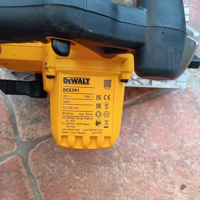 Пила циркулярна DeWalt dcs 391(2025)