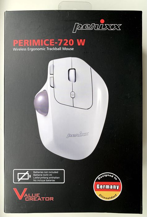 Беспроводной эргономичный трекбол Perixx PERIMICE-720 W Bluetooth/USB