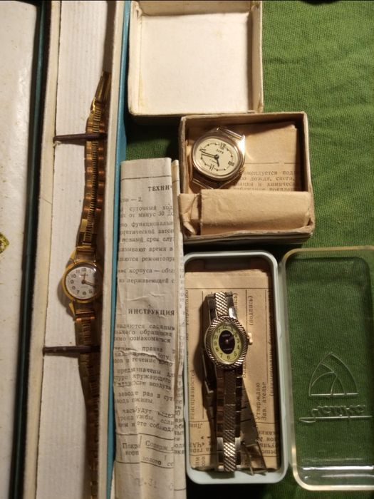 Часы женские наручные винтажные СССР
