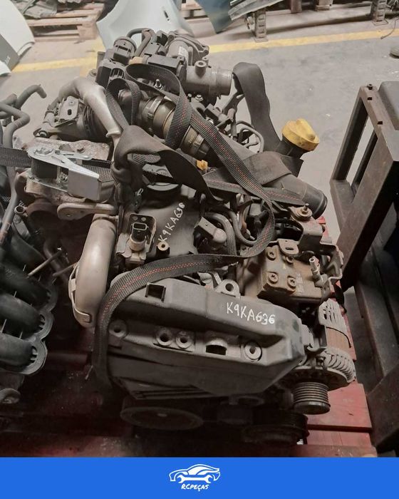Motor Completo K9K636 Renault Nissan 1.5 DCI 8v 110cv K9KA636