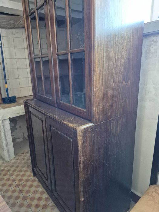 Armário de cozinha estilo rústico de madeira