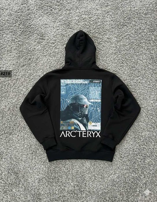 Мужское Худи ARCTERYX SunSet • Артерикс Чоловіча Зіпка Чорна