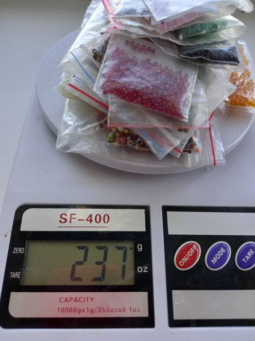 Великий сет для handmade бісер, термострази, глітер, ліска