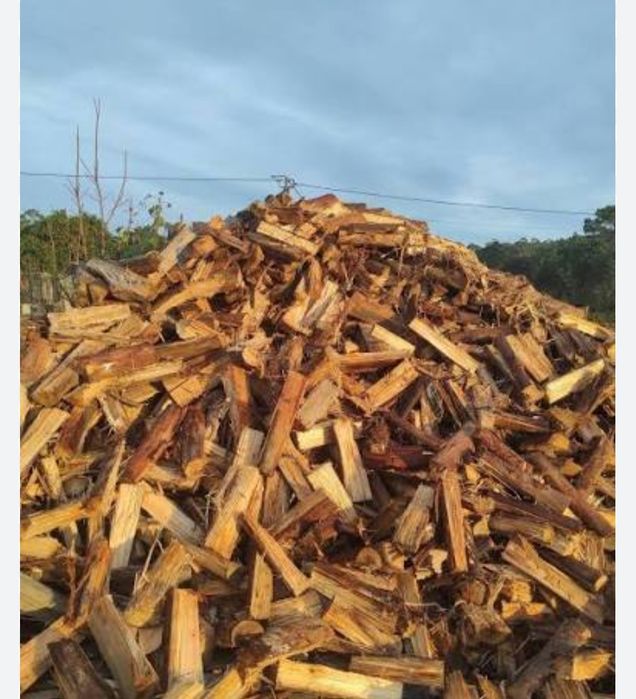 Vendo lenha de pinho seca Não passe frio Faça já a sua encomenda