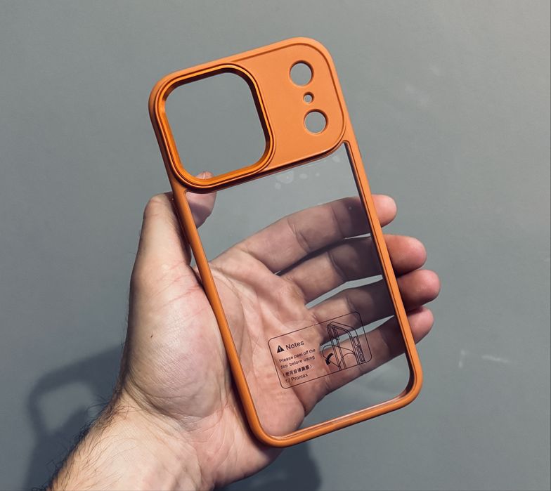 Чехол iPhone 17 Pro Max Orange, 17 Pro Max Blue, White, Silver, Black