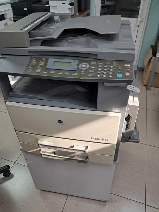 БФП Konica Minolta Bizhub 215, ADF, 2 лотки, дуплекс, мережа