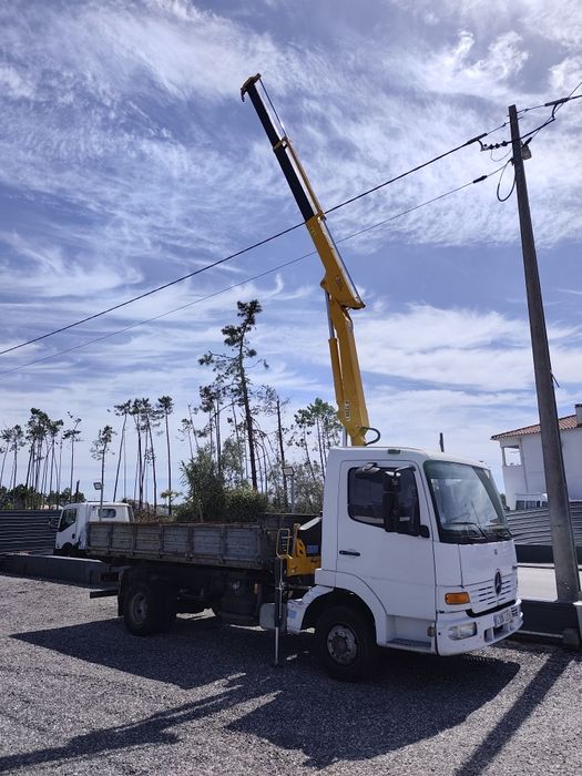 Camião Mercedes Benz 815 Atego Com Grua e Basculante