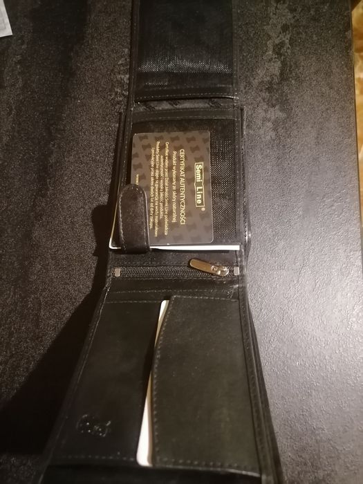 Portfel skórzany   męski