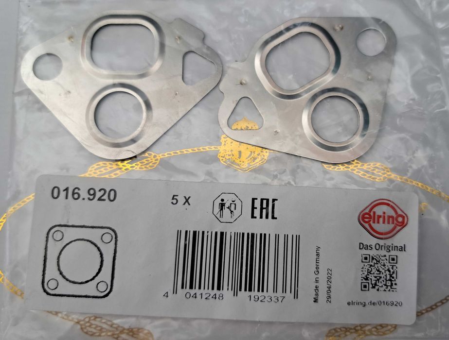 Blaszki, uszczelki egr vw elring
