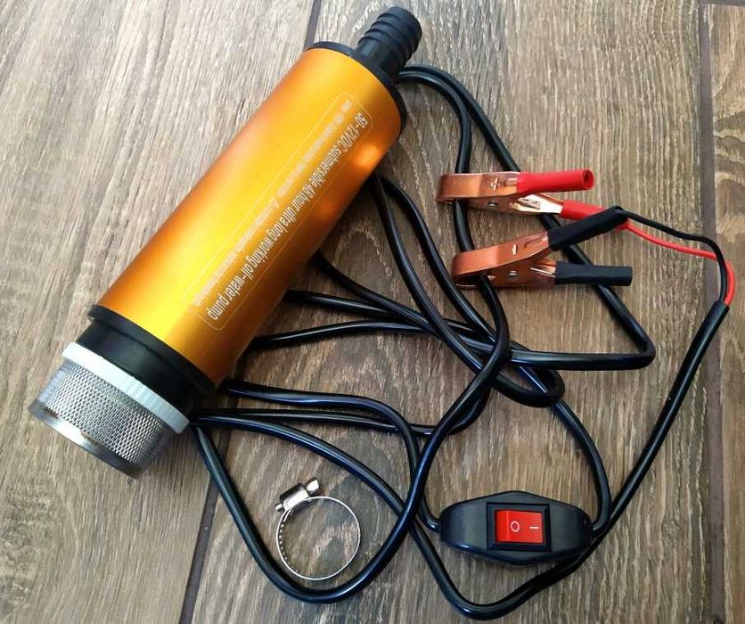 Электро насос d 51 мм на 12v для перекачки солярки дизтоплива воды
