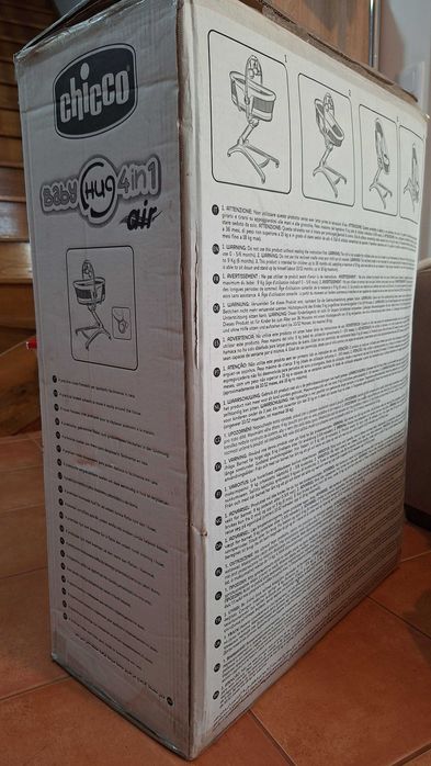 Baby hug 4 em 1 Chicco usado como novo