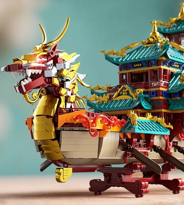 Конструктор корабль Самурай Дом Дракона 2453 блоков Lego