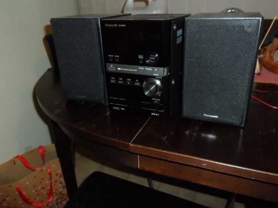 Mini Mikro Wieża Hi-Fi PANASONIC SA-PM52 iPOD iPHONE