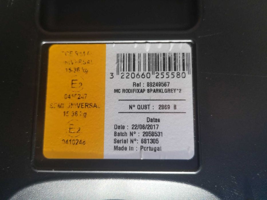 Fotelik samochodowy Maxi Cosi Rodifix 15-36 kg