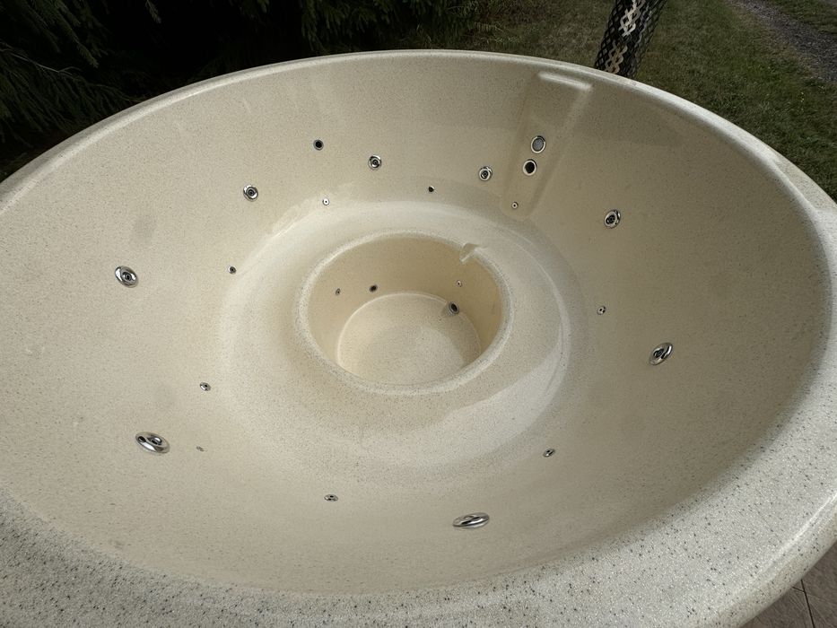 Balia ogrodowa wkład perłowy, jacuzzi
