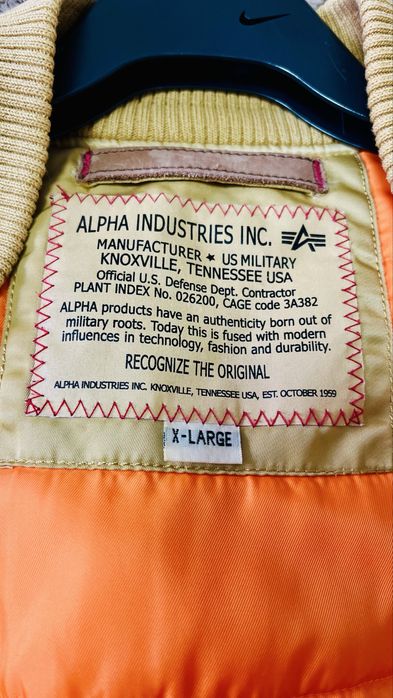 Alpha Industries L, XL. Куртка бомбер.